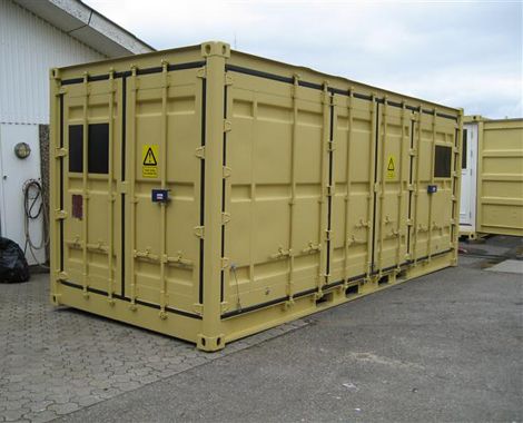 Ammunitions container