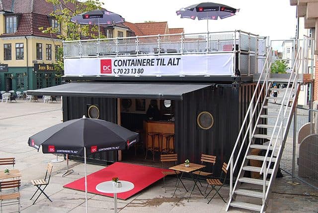 Mobile exhibition container