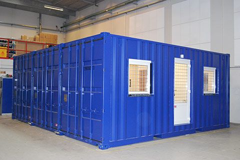 Mobile Residential rooms in containers