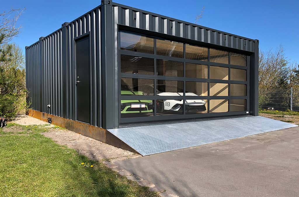 Bespoke, purpose built garage container